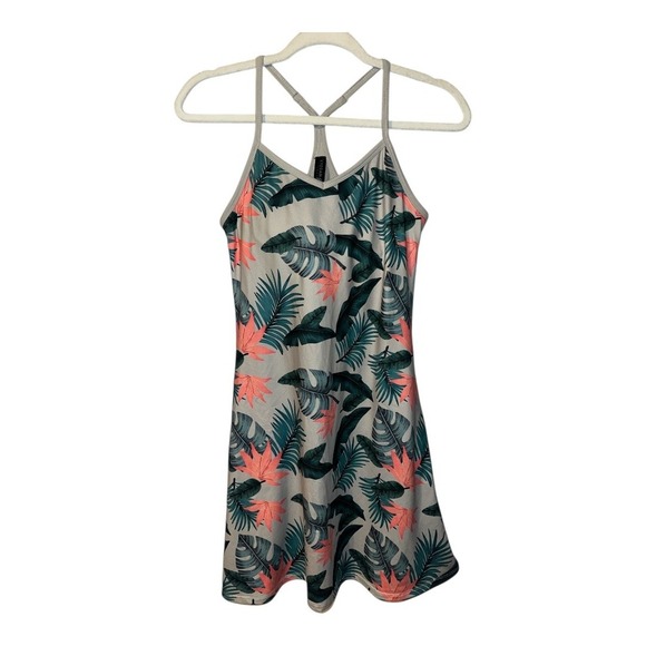 Kyodan Gray Tropical Print Athletic Dress, XS - Picture 1 of 7